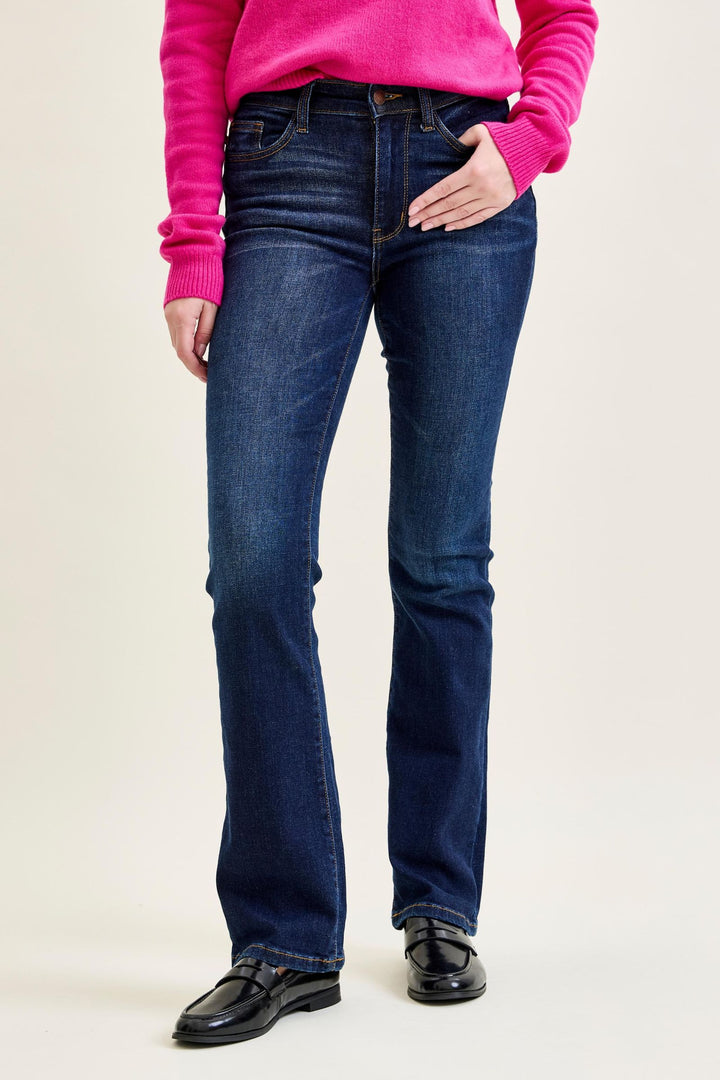 Judy Blue MR Dark Wash Bootcut Jeans