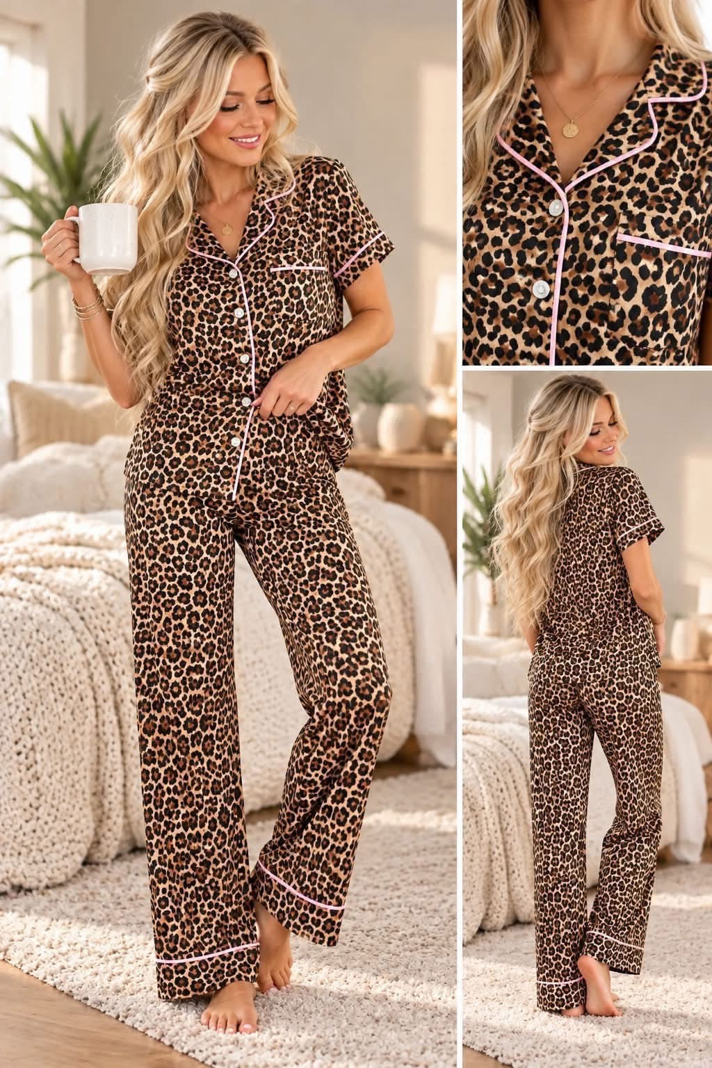 Cheetah PJ Set