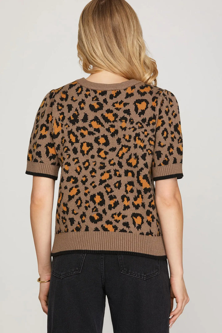 Leopard Print Sweater