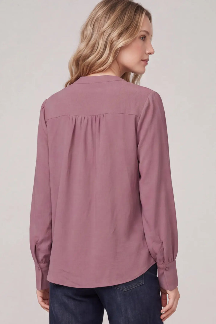 Split Neck Airflow Blouse (3 colors)