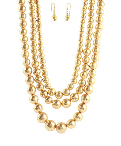 Disco Ball Layered Necklace