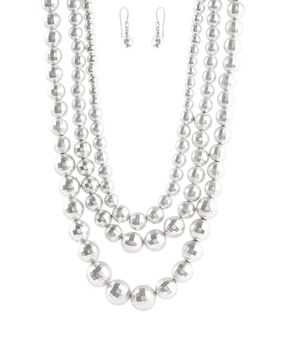 Disco Ball Layered Necklace