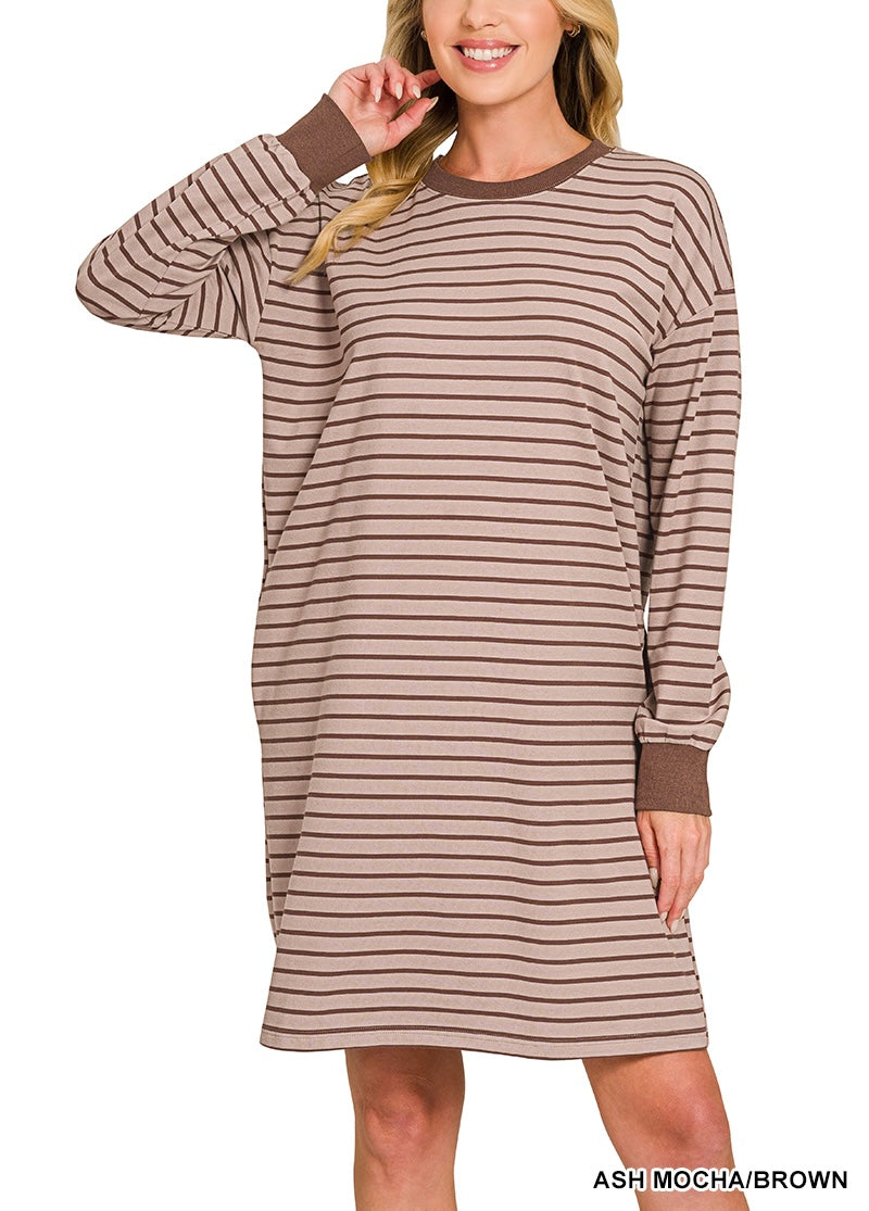 Striped T-Shirt Dress