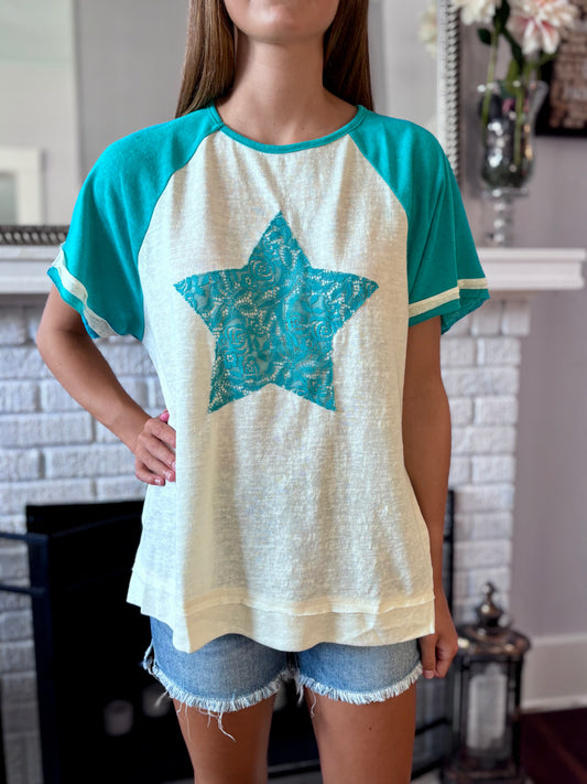 Lace Star Top