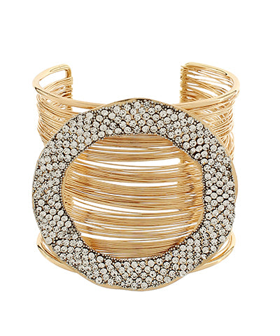 Crystal Accent Cuff