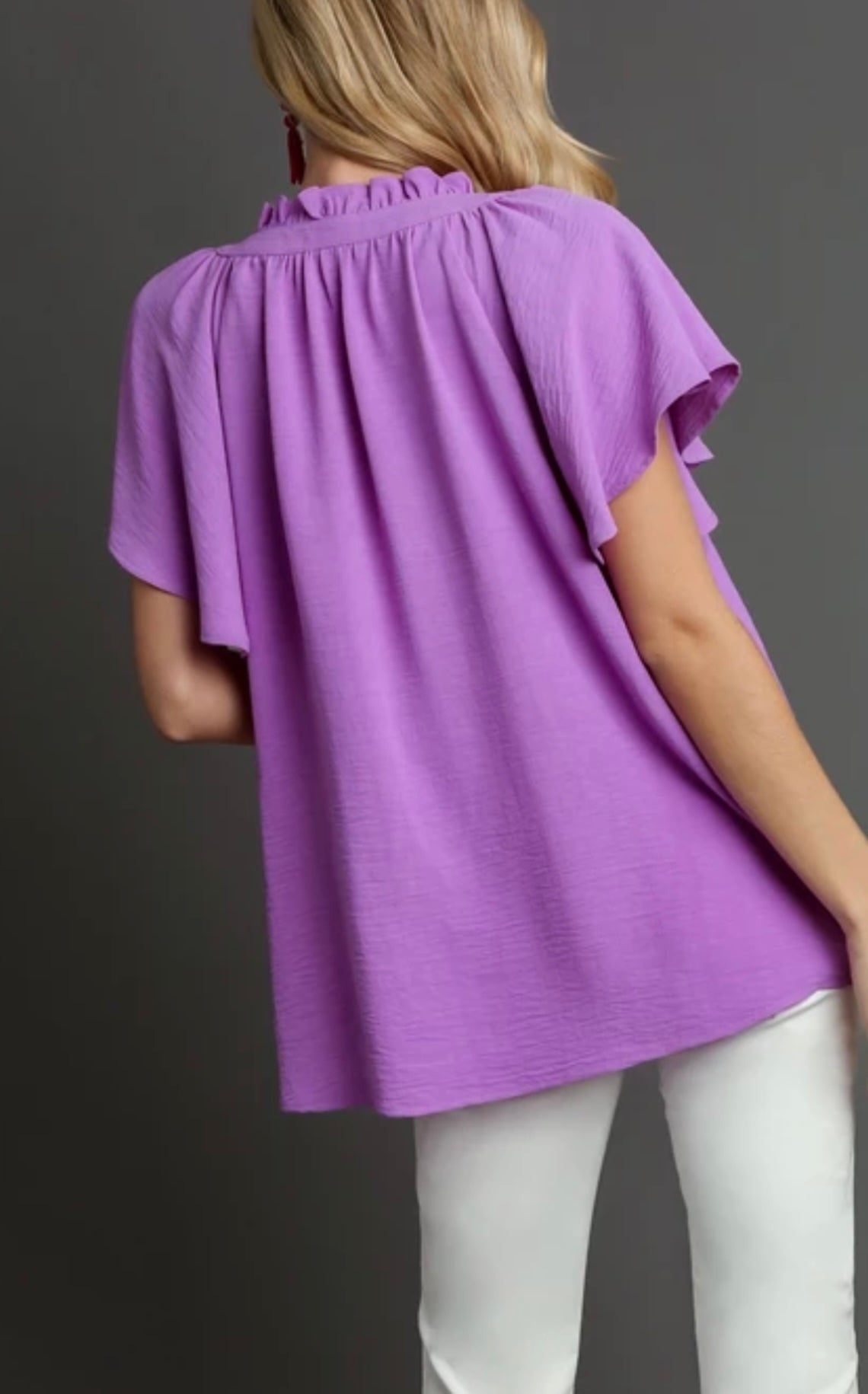 Flutter Sleeve Blouse