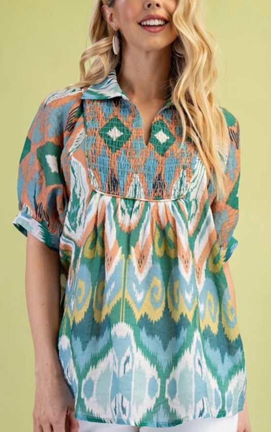 Yoke Top Blouse