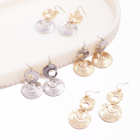 Hollow Metal Earrings
