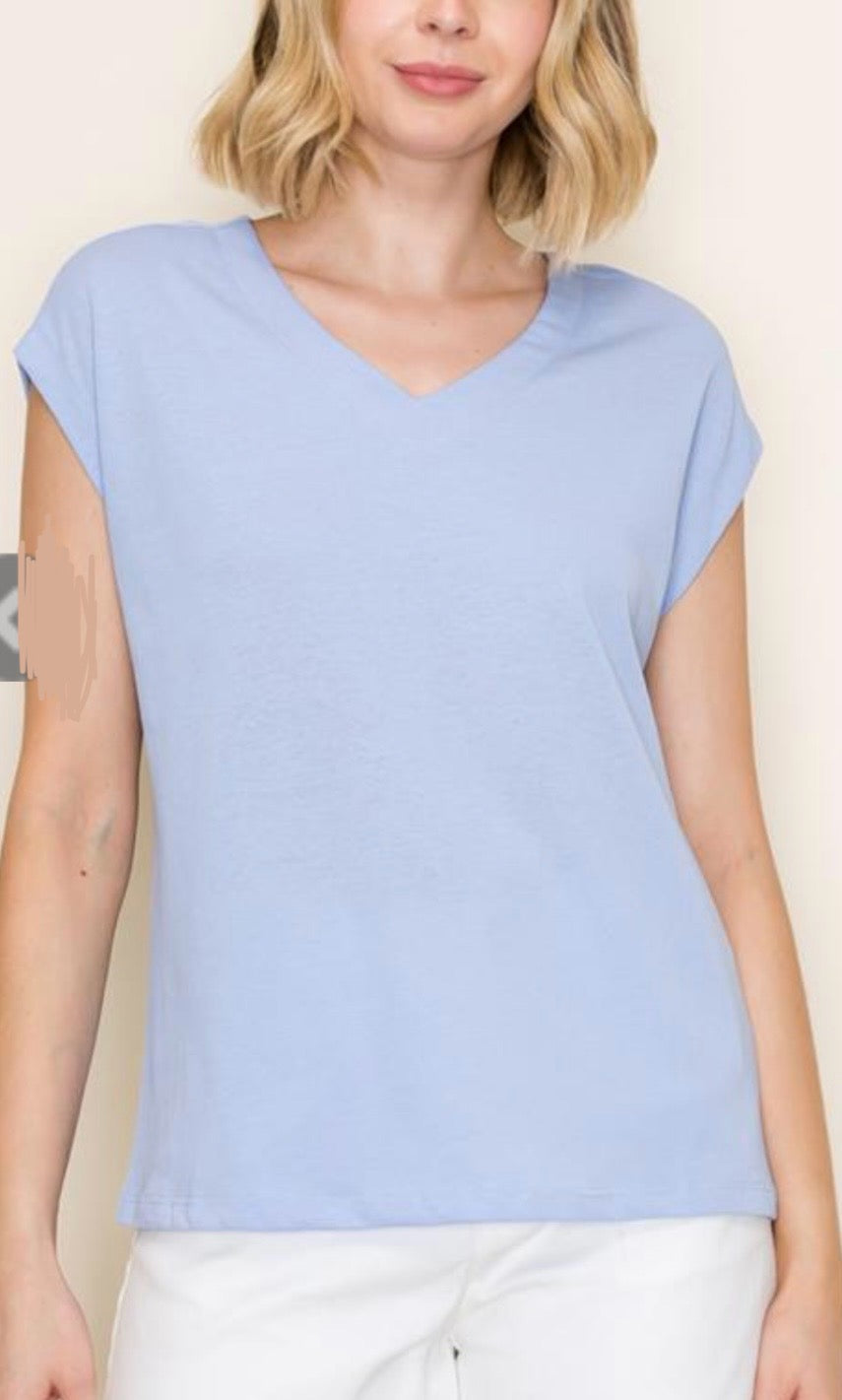 Cap Sleeve Knit Tp