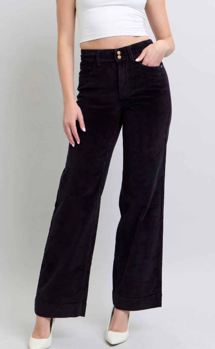 Judy Blue HW Corduroy Trousers