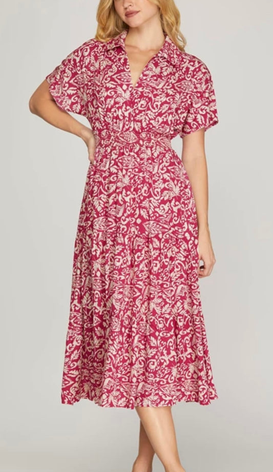 Magenta Retreat Dress