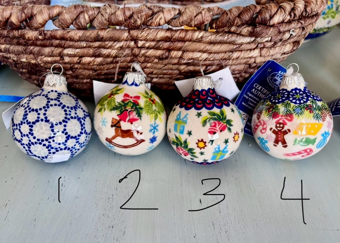 Assorted Kalich Ball Ornaments