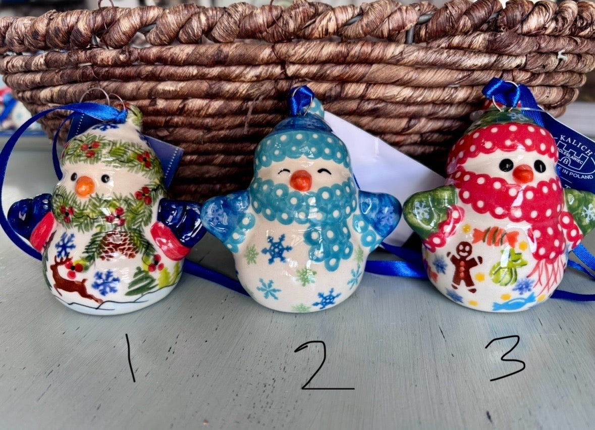 Snowman Ornaments