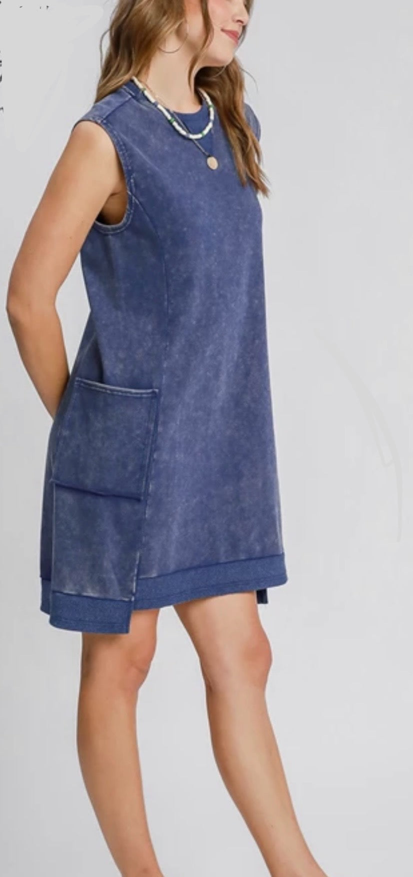 Mineral Washed Dress