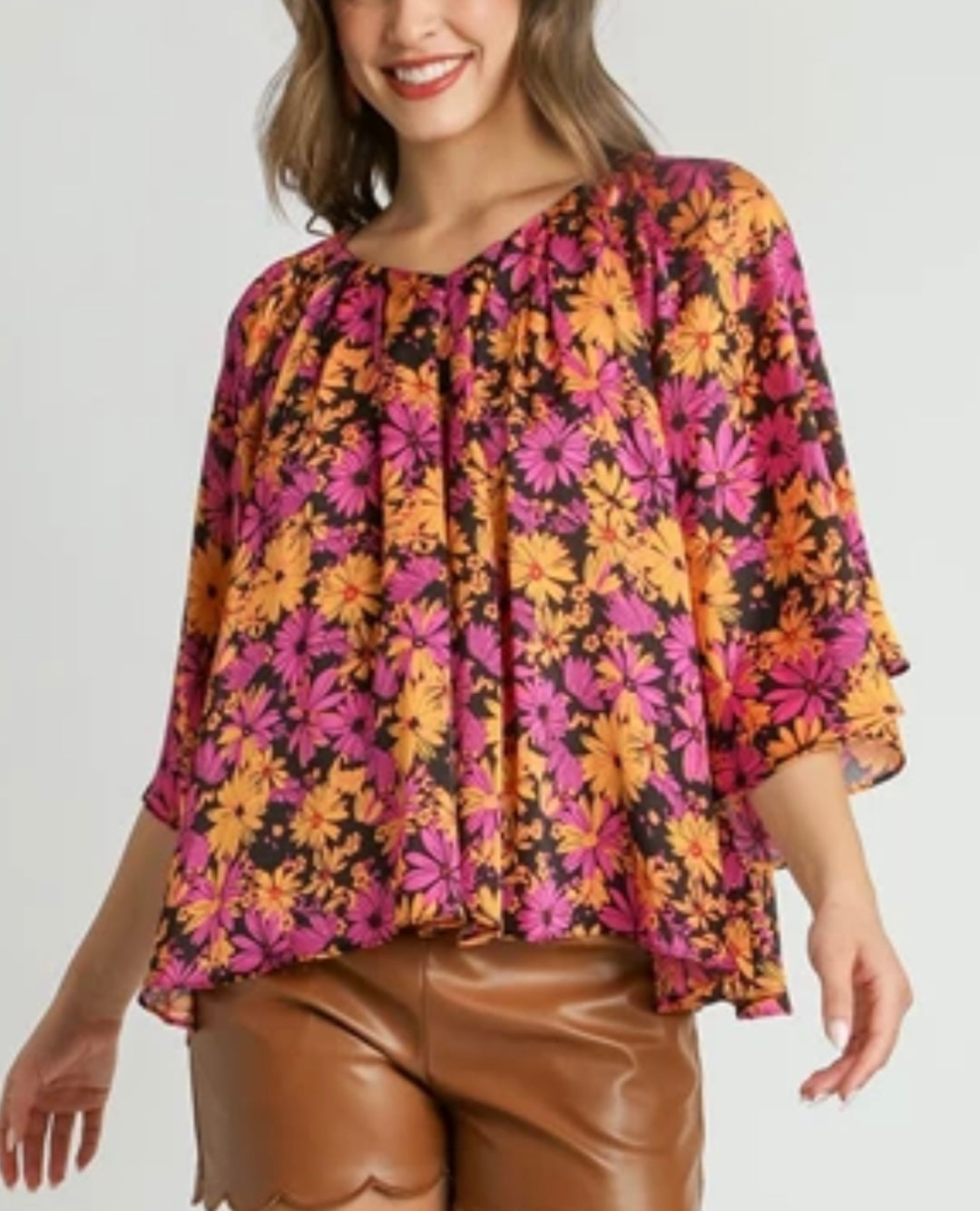 Fall Pop Blouse