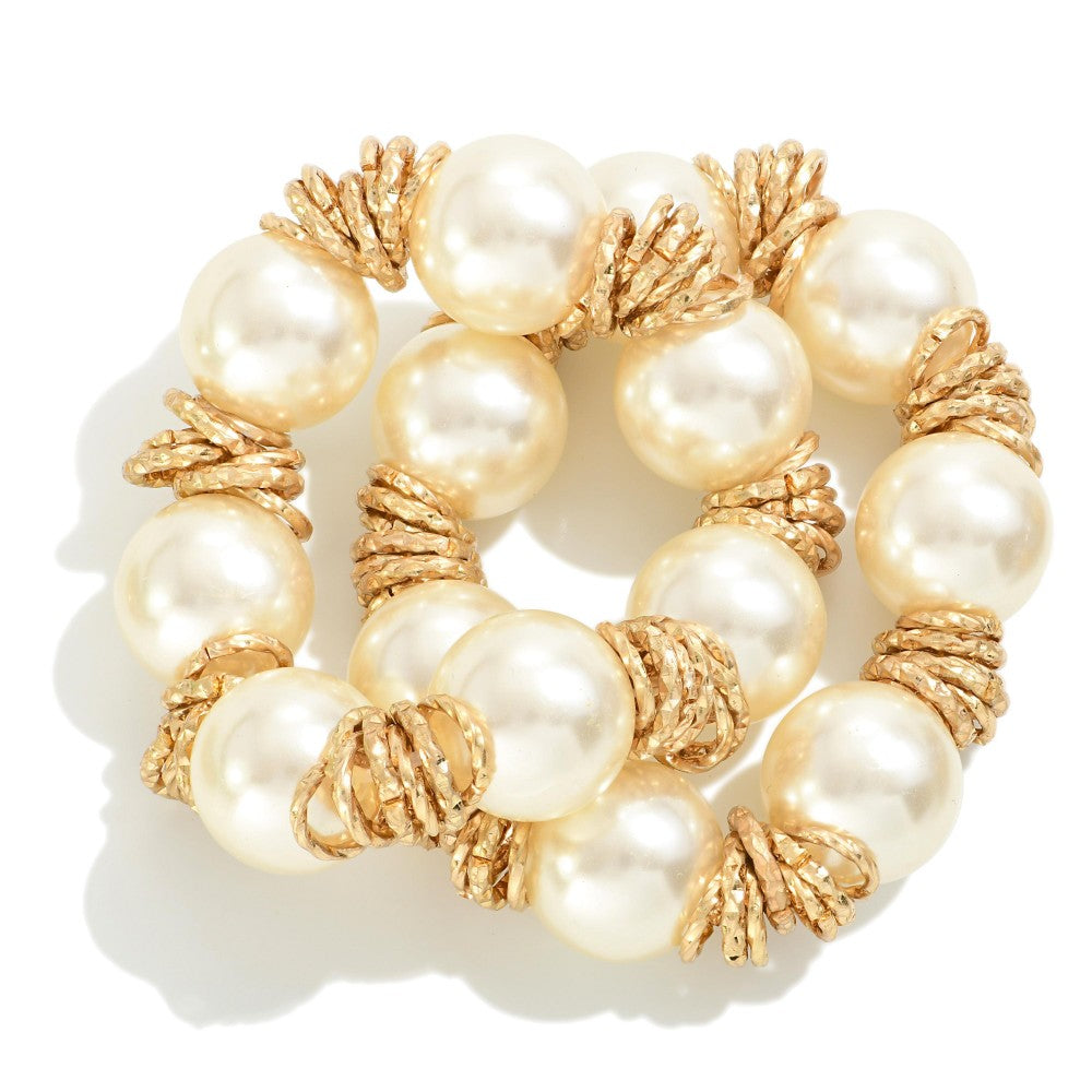 Chunky Pearl Bracelets