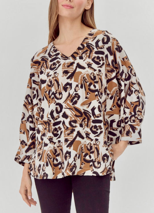 Brush Stroke Blouse