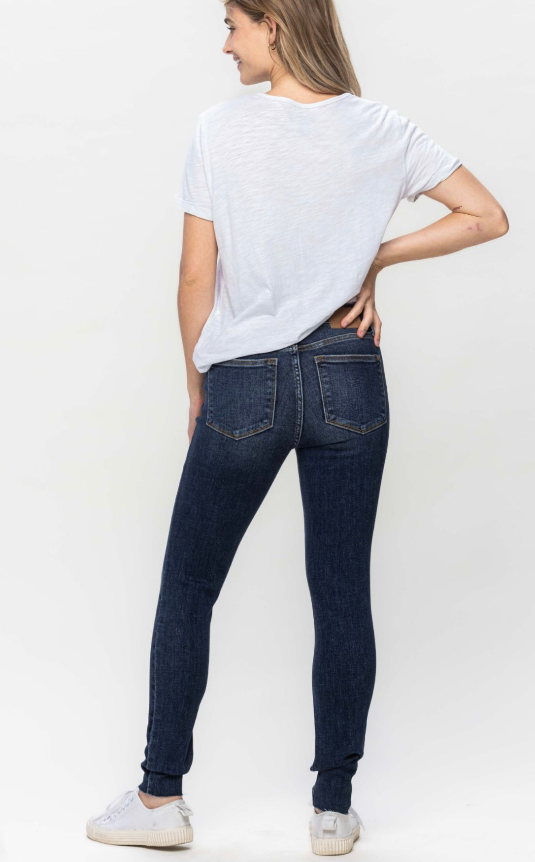 Judy Blue Raw Hem Vintage Skinny