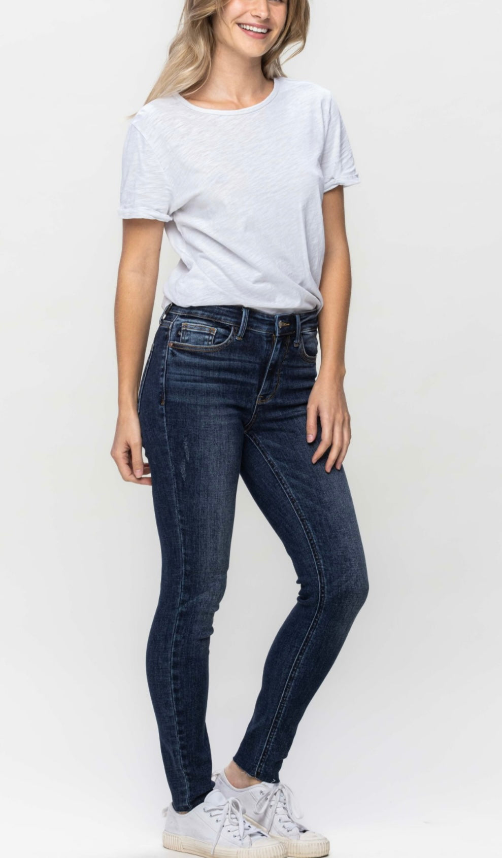 Judy Blue Raw Hem Vintage Skinny