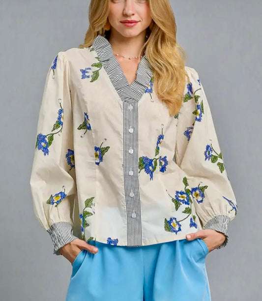 Floral Mix Blouse