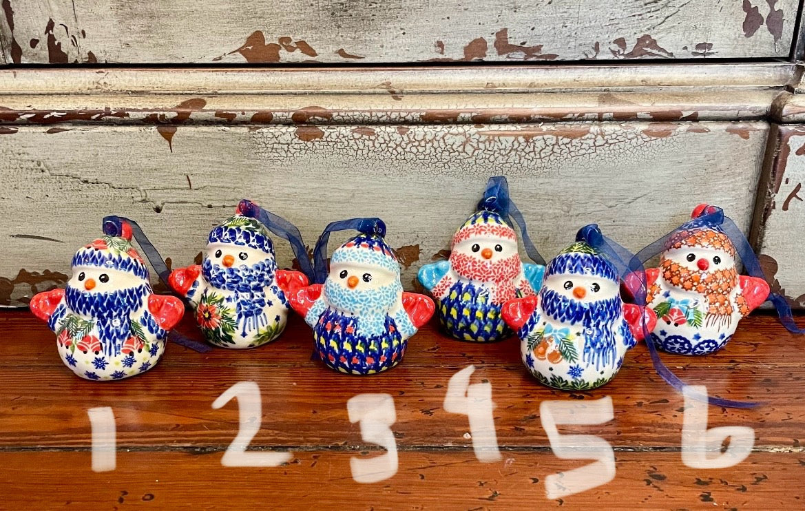 Kalich Snowman Ornaments