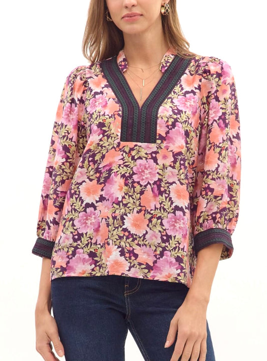 Plum Petal Blouse