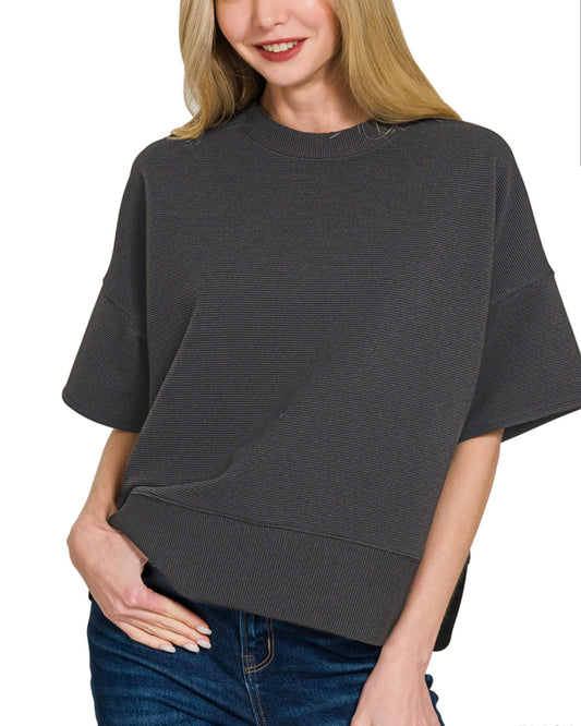 Banded Knit Top (3 colors)