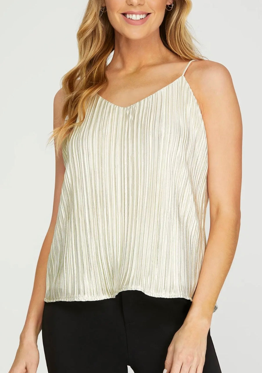 Plisse Cami