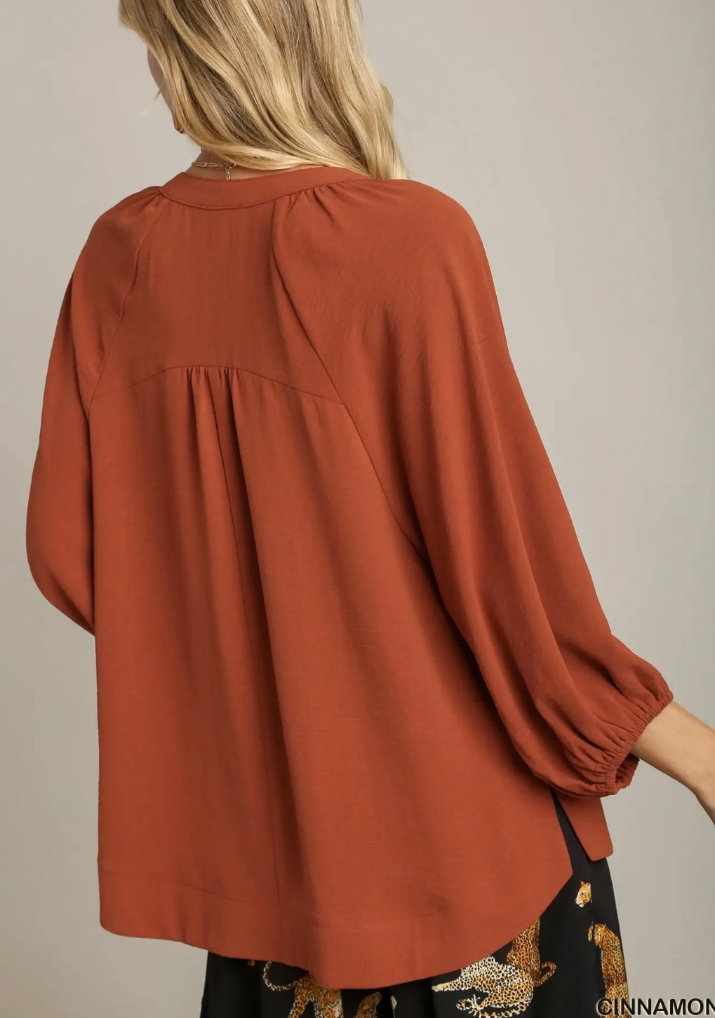 Raglan Sleeve Airflow Blouse (3 colors)