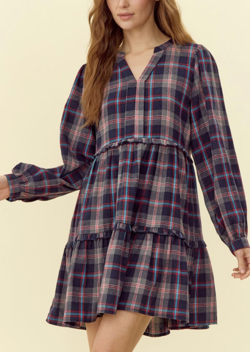 Plaid Flannel Dress
