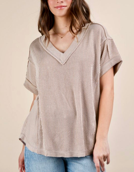 Ribbed Knit Top