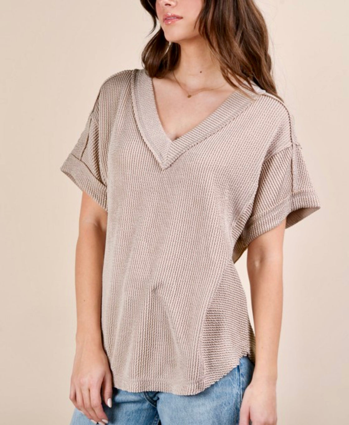 Ribbed Knit Top