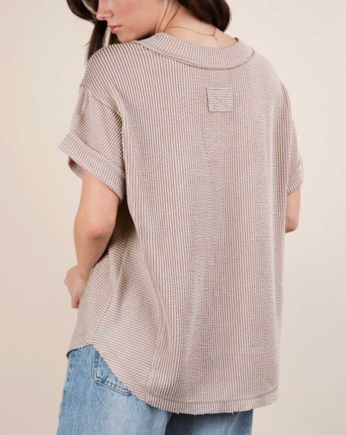 Ribbed Knit Top
