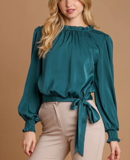 Side Tie Blouse