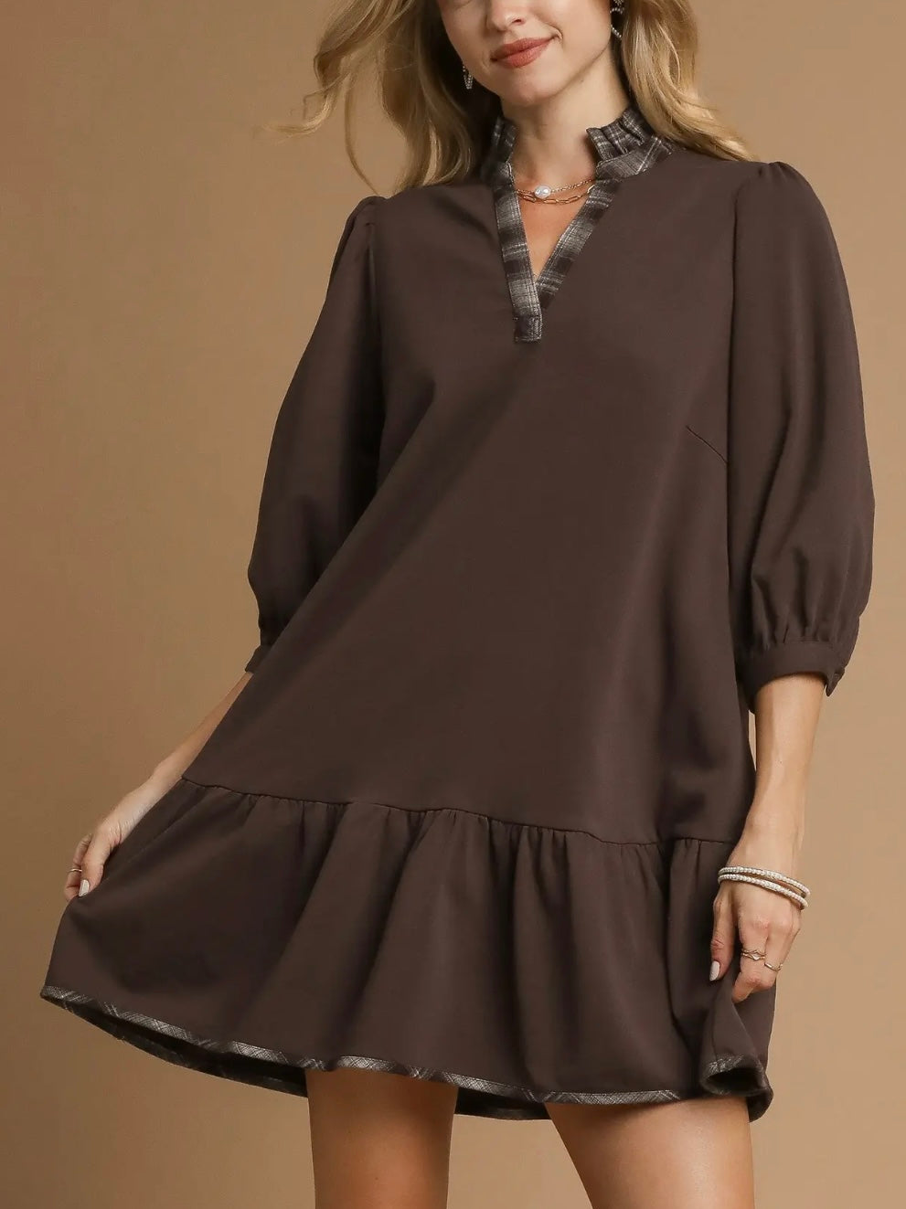 Chocolate Terry Dress