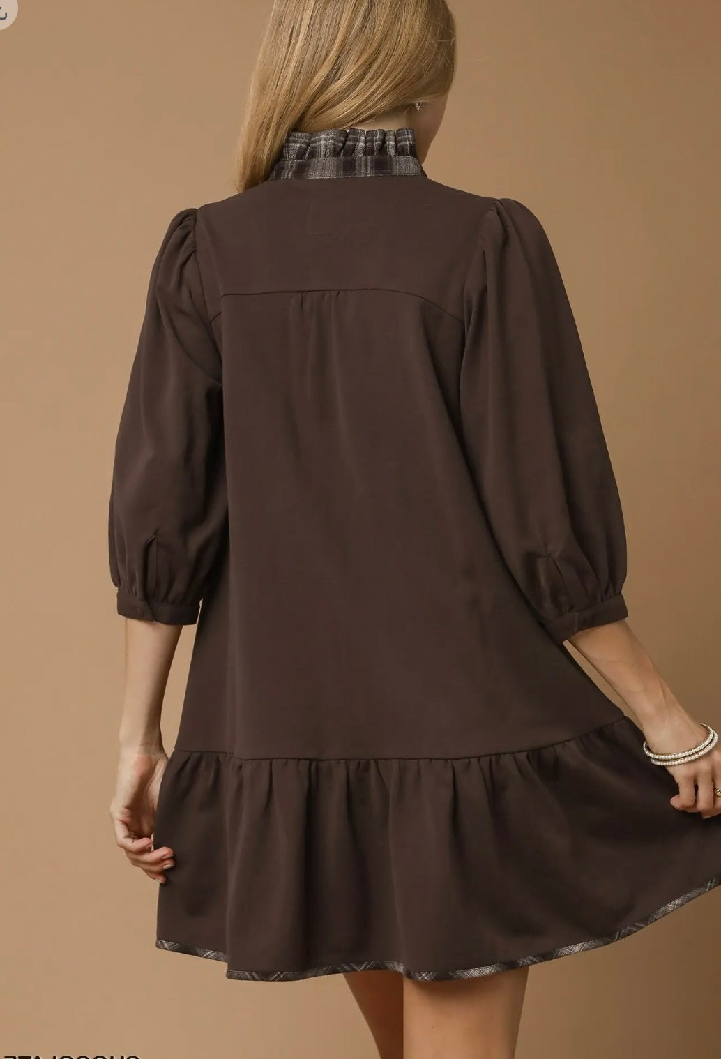 Chocolate Terry Dress
