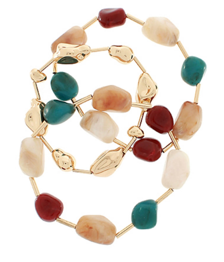 Pebble &amp; Bar Bracelet (3 options)