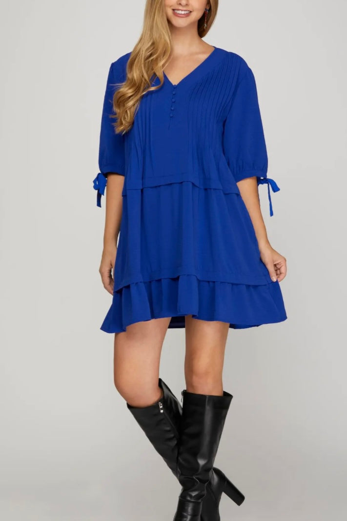 Black Tie Dress (2 colors)