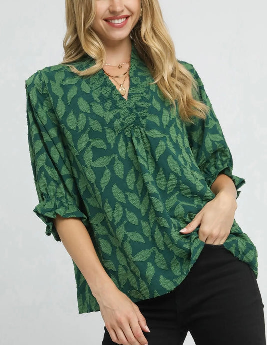 Jacquard Blouse