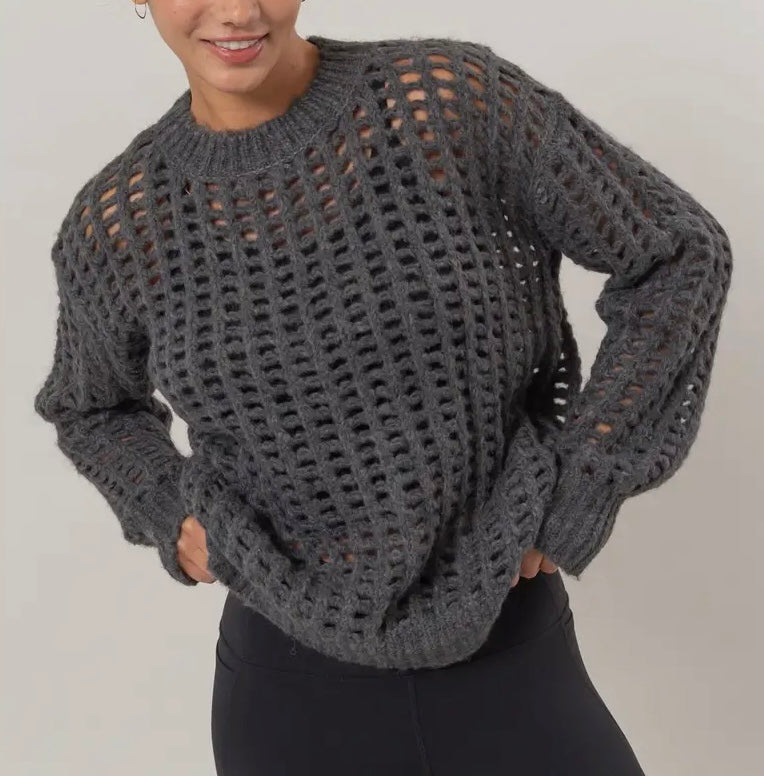 Open Knit Sweater