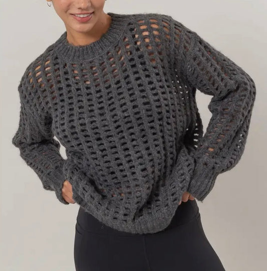 Open Knit Sweater