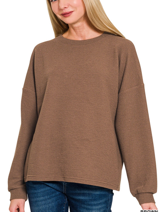 Double Knit LS Top (5 colors)