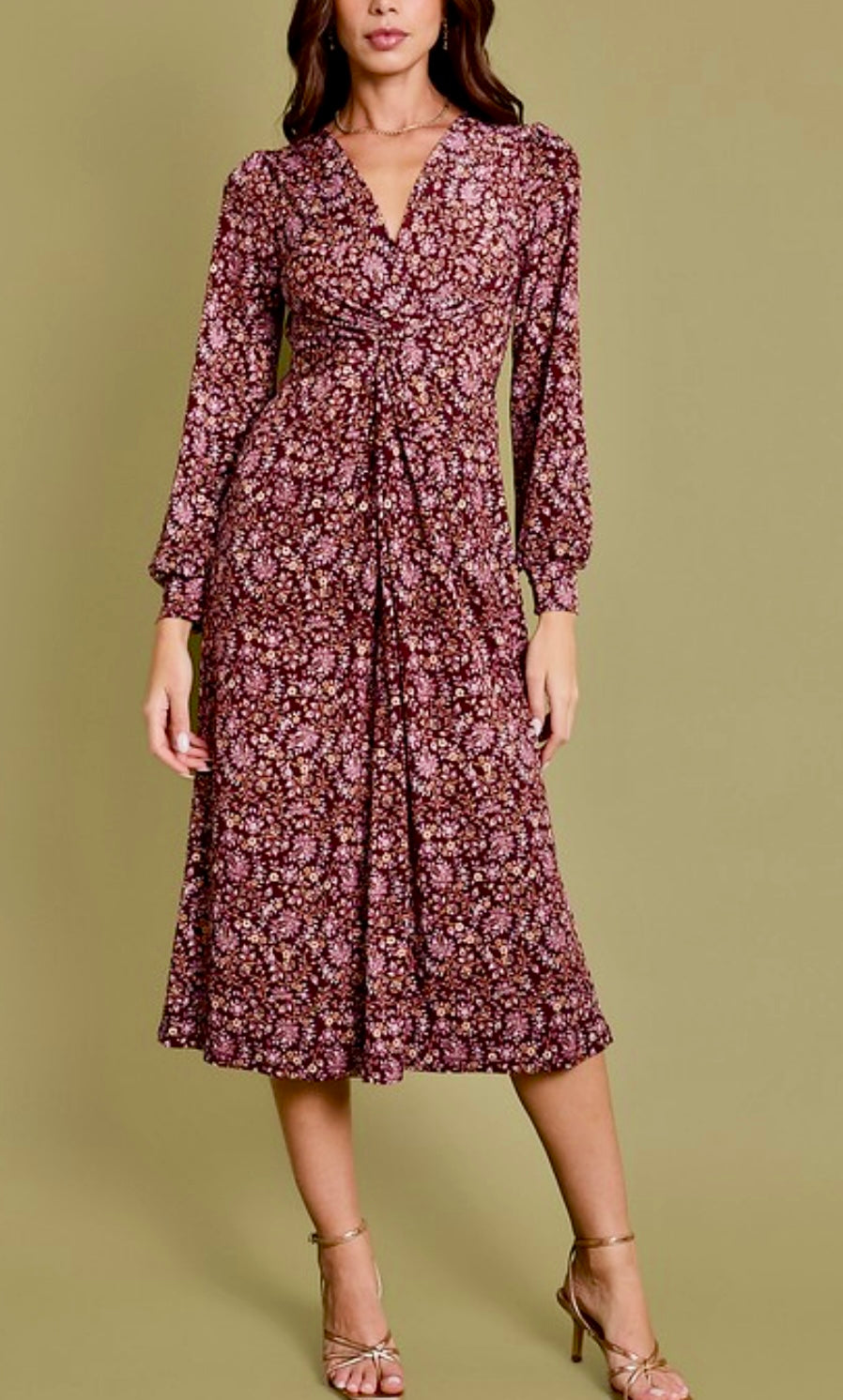 Paisley Twist Dress