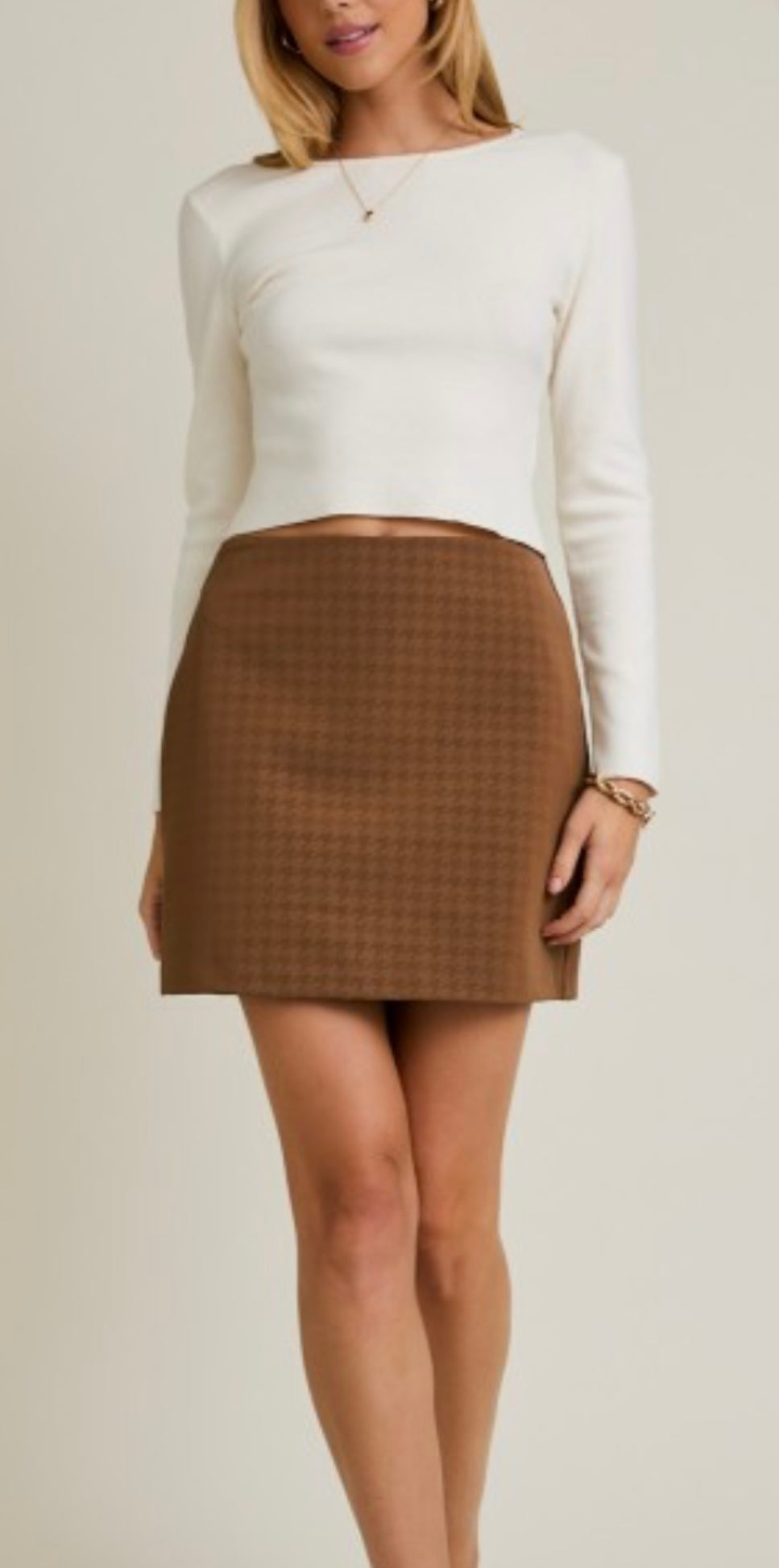 Pleather Mini Skirt