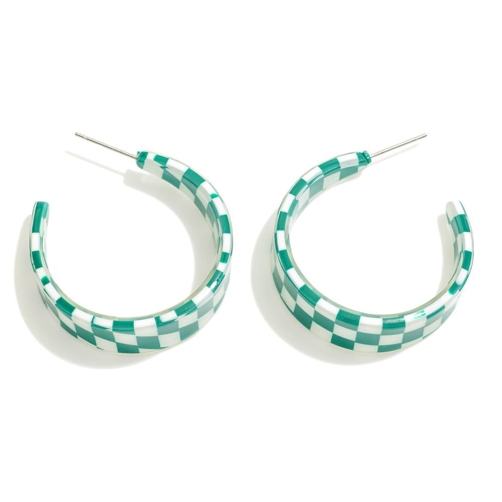 Checkered Hoops (2 options)