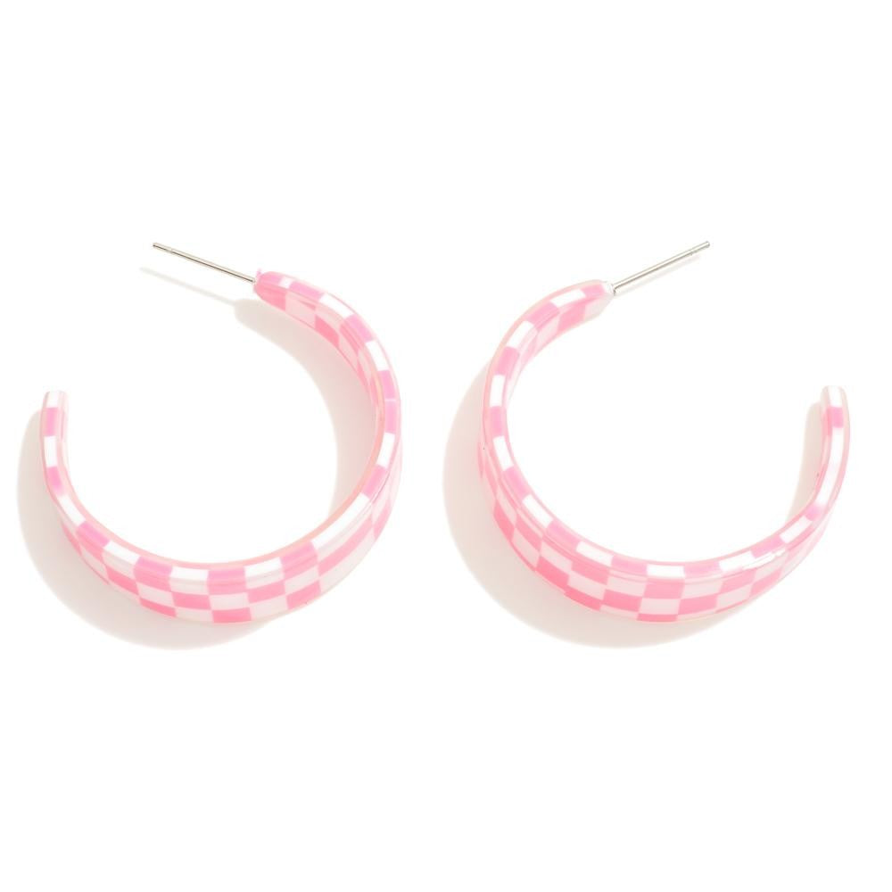 Checkered Hoops (2 options)