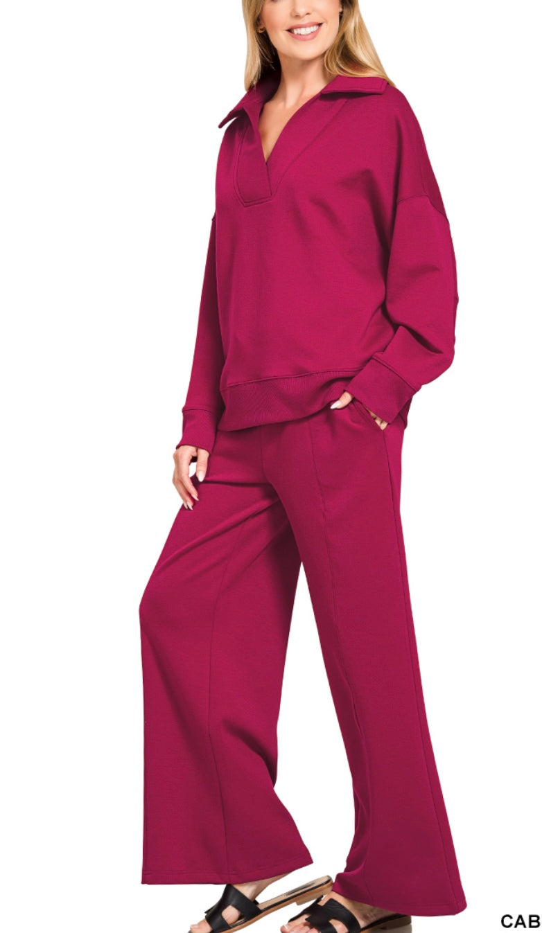 Luxe Knit Pant Set (2 colors)