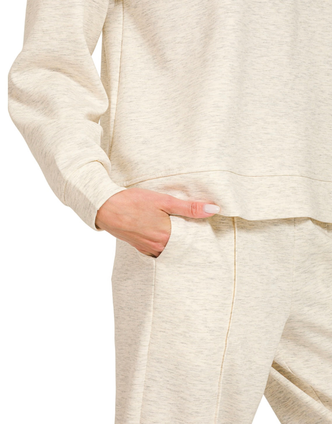 Half Zip Pullover Luxe Knit Set