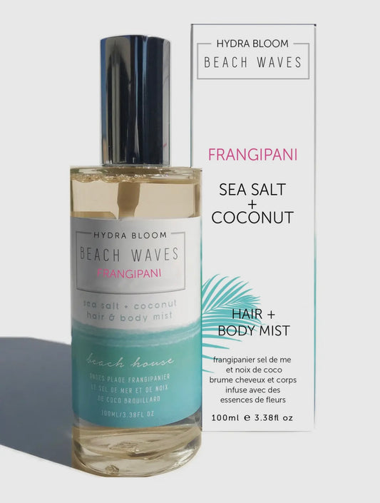 Frangipani Beach Waves Sea Salt & Coconut Hair & Body Mist
