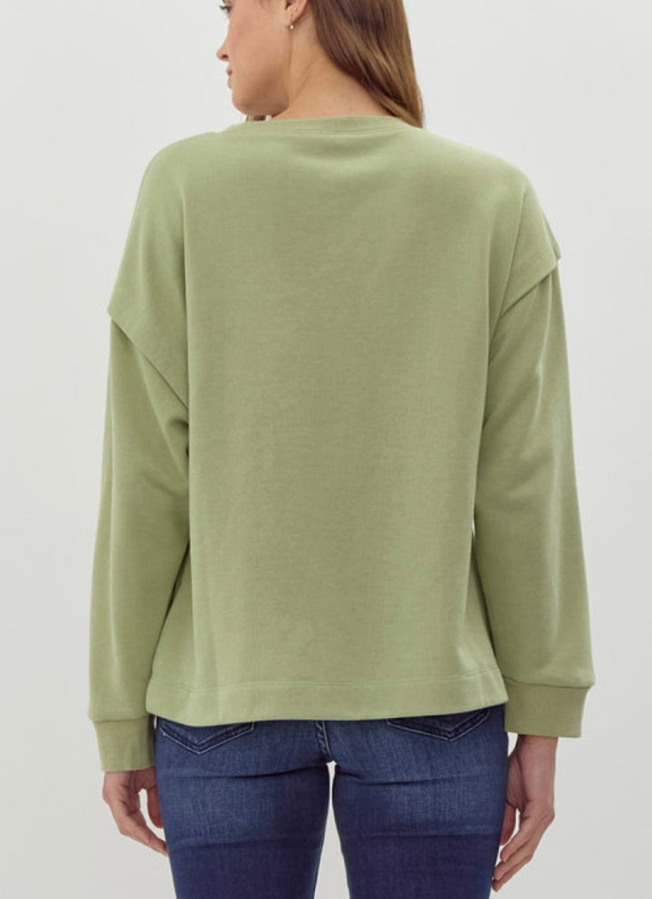 Floral Graphic Pullover